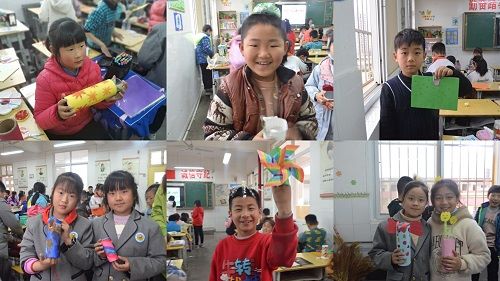 小朋友们和他们的作品.jpg
